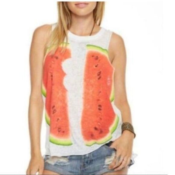 NWT Chaser Reflected Melons Tank Size Large - Picture 2 of 8